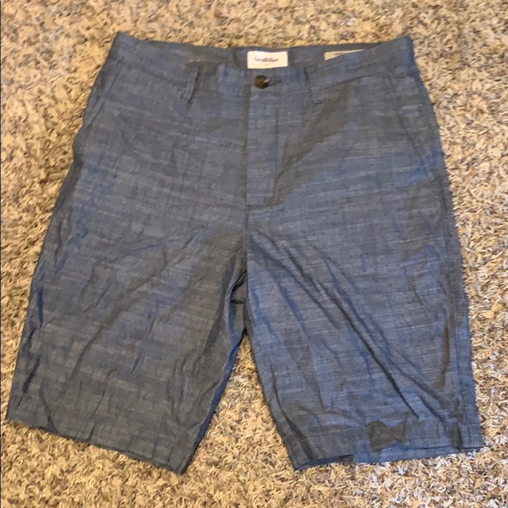 Blue shorts